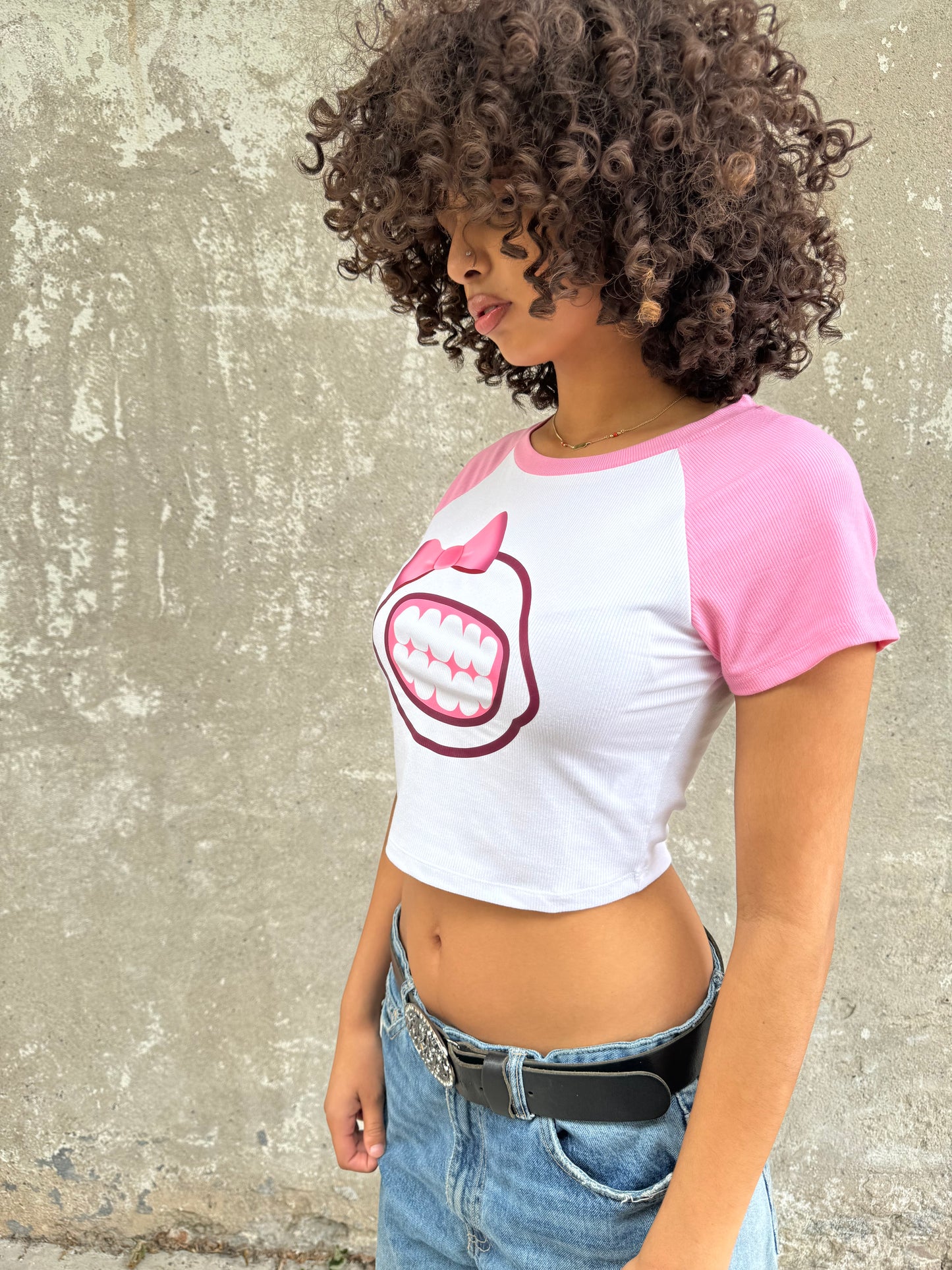 Pinky Tie Crop