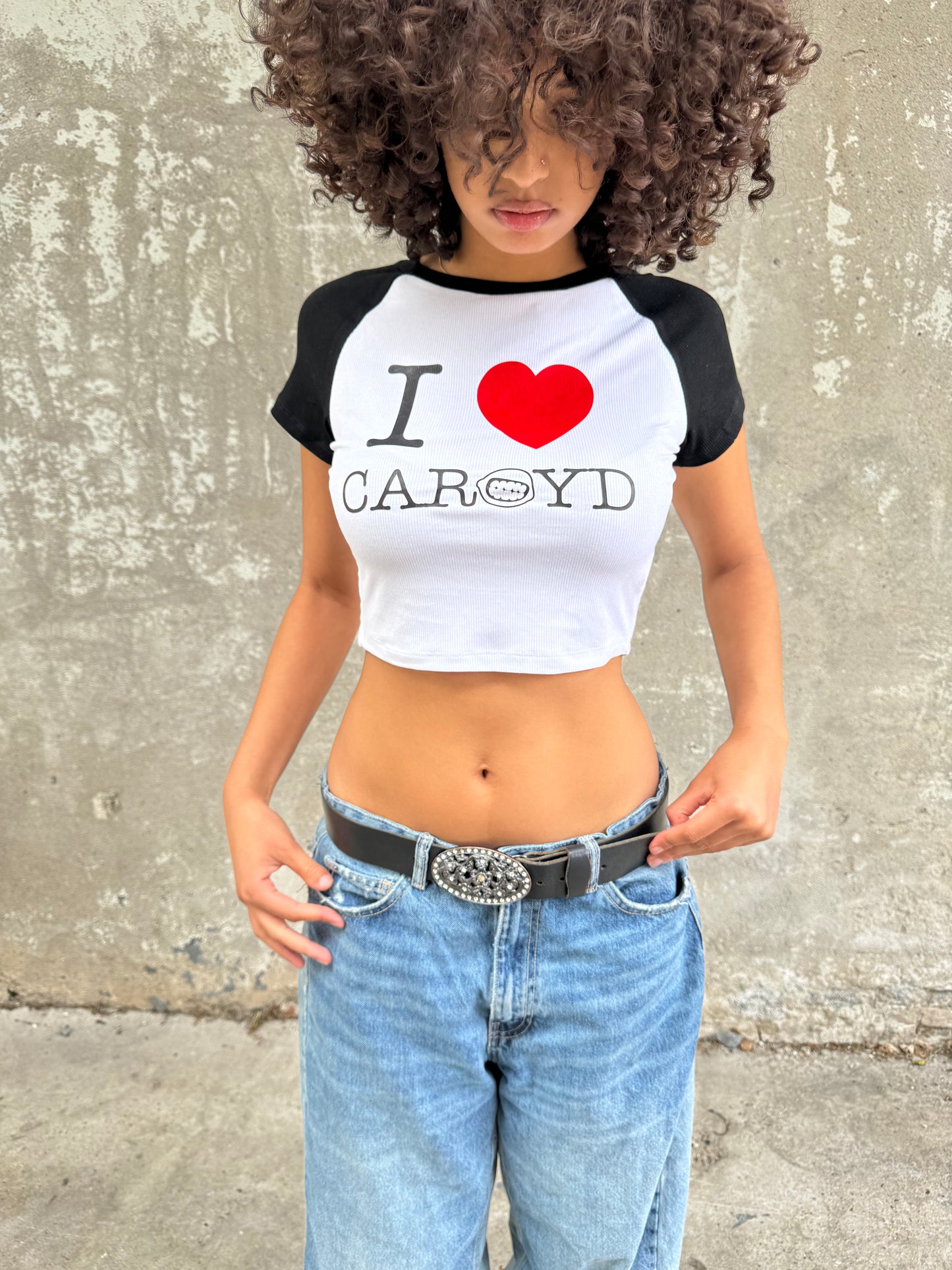 "I Love Caroyd" croptop